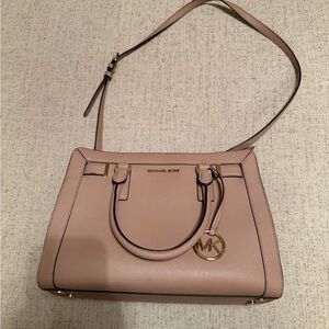 Michael Kors Beige Satchel Bag
